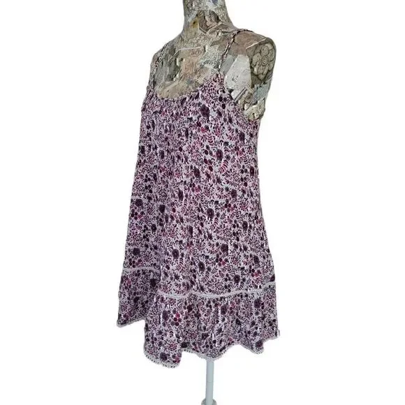 American Eagle Outfitters Short Ditsy Floral Cottagecore Casual Beach Sun Dress - Picture 6 of 13